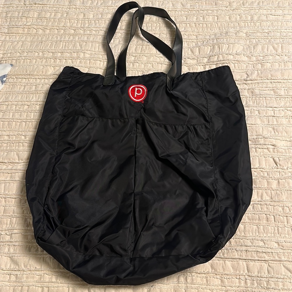 EUC pure barre black tote bag